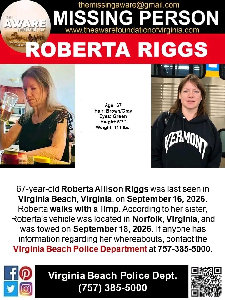 Flyer photo — Roberta Riggs