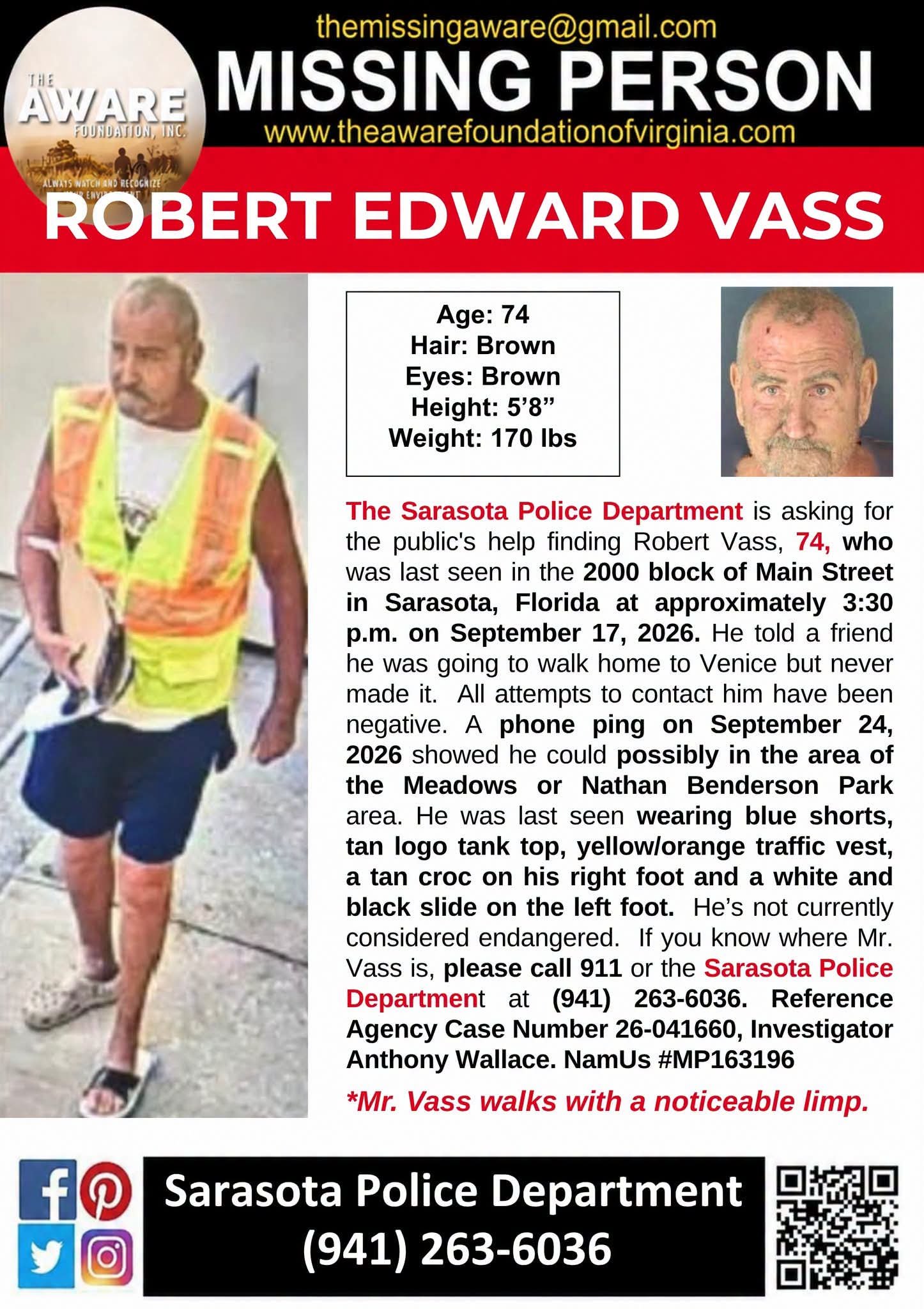 Flyer photo — Robert Edward Vass