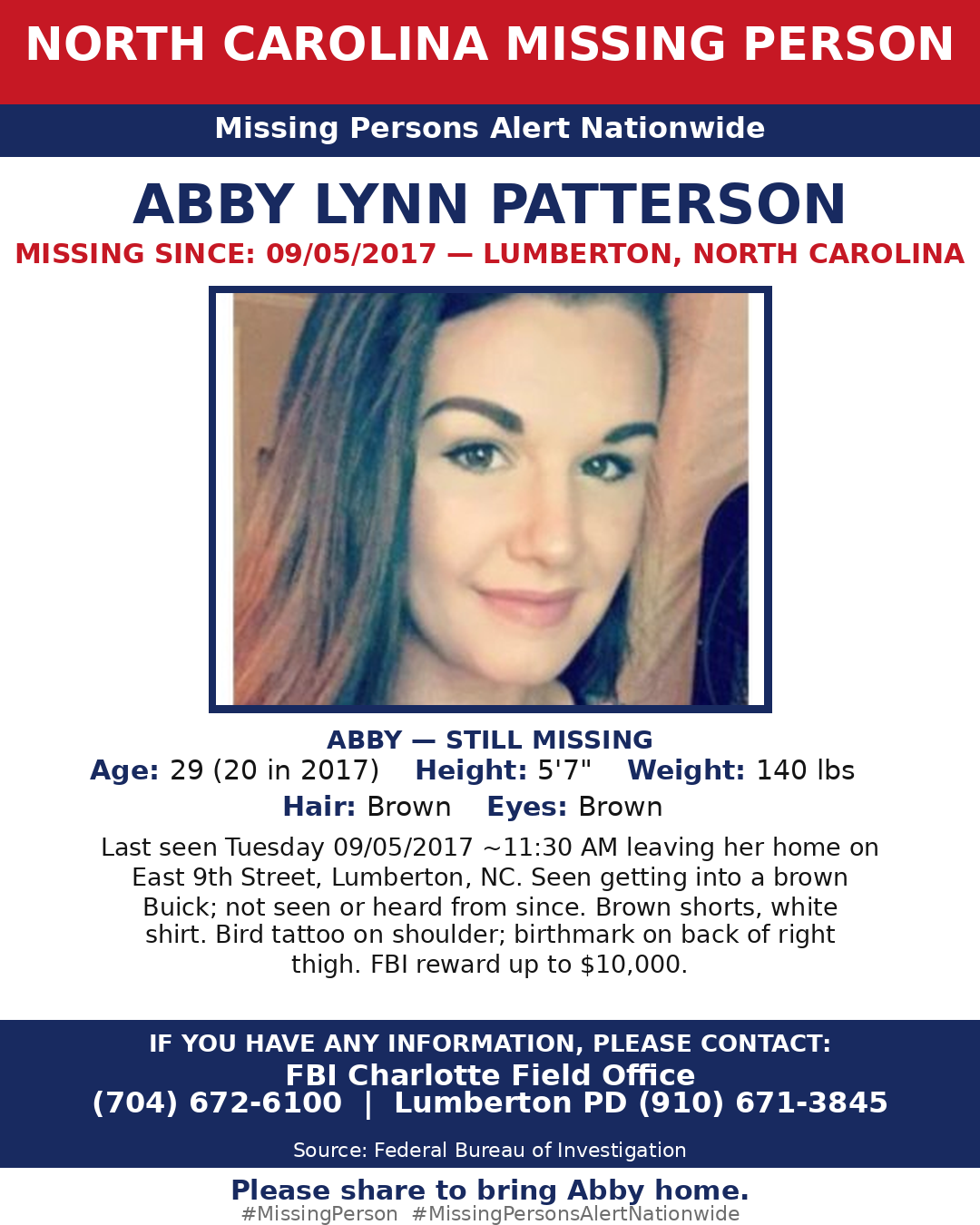 Flyer photo — Abby Lynn Patterson