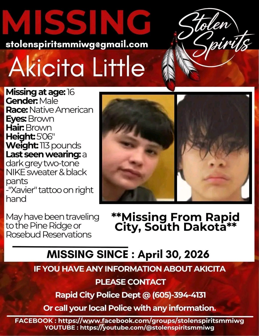 Flyer photo — Akicita Little