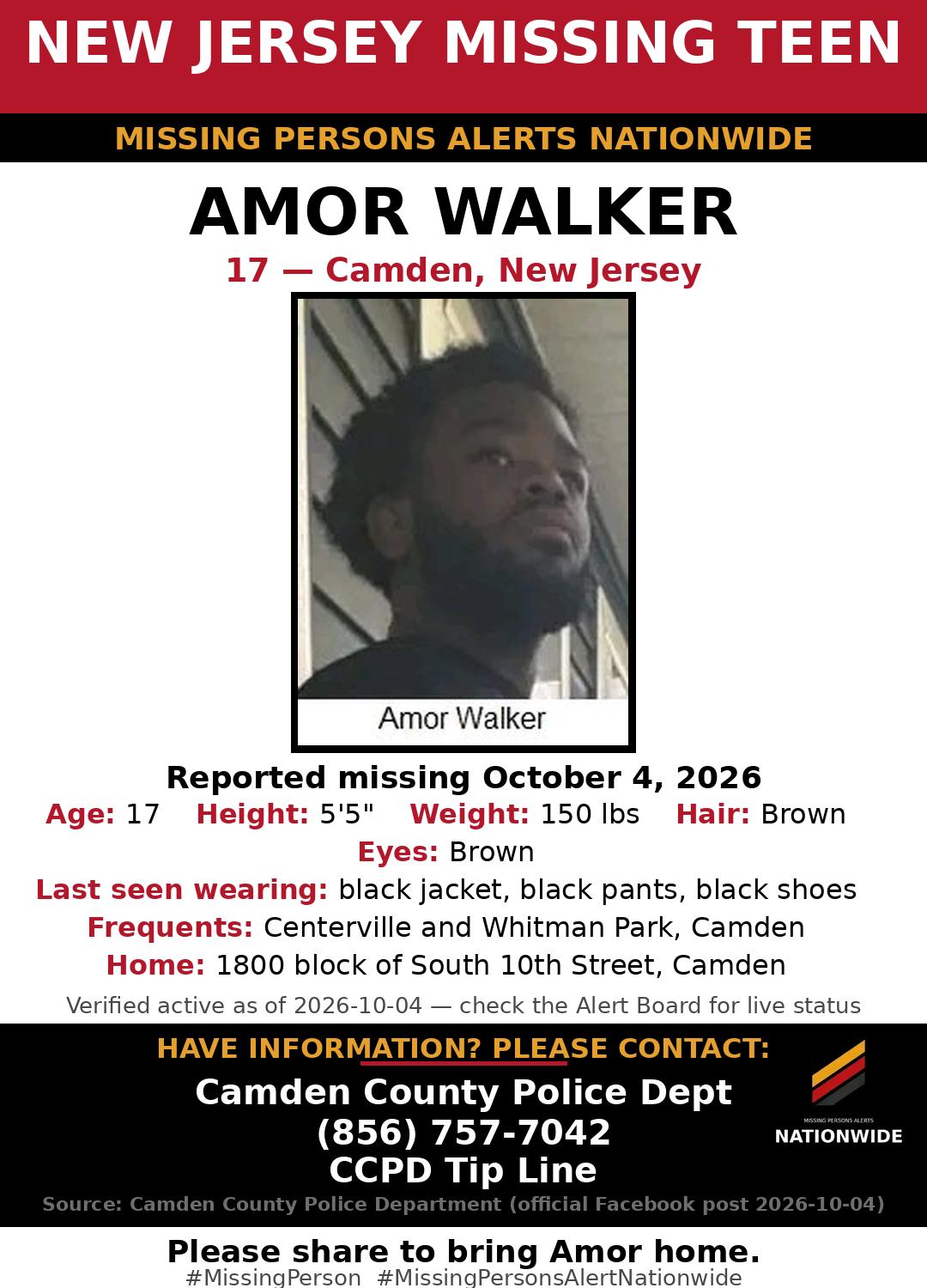 Flyer photo — Amor Walker