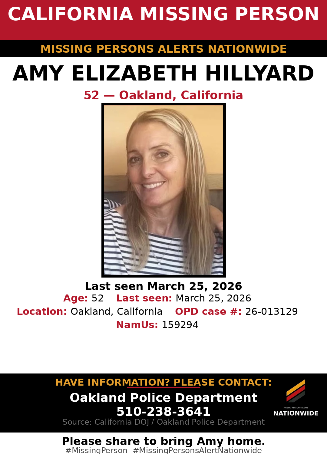 Flyer photo — Amy Elizabeth Hillyard