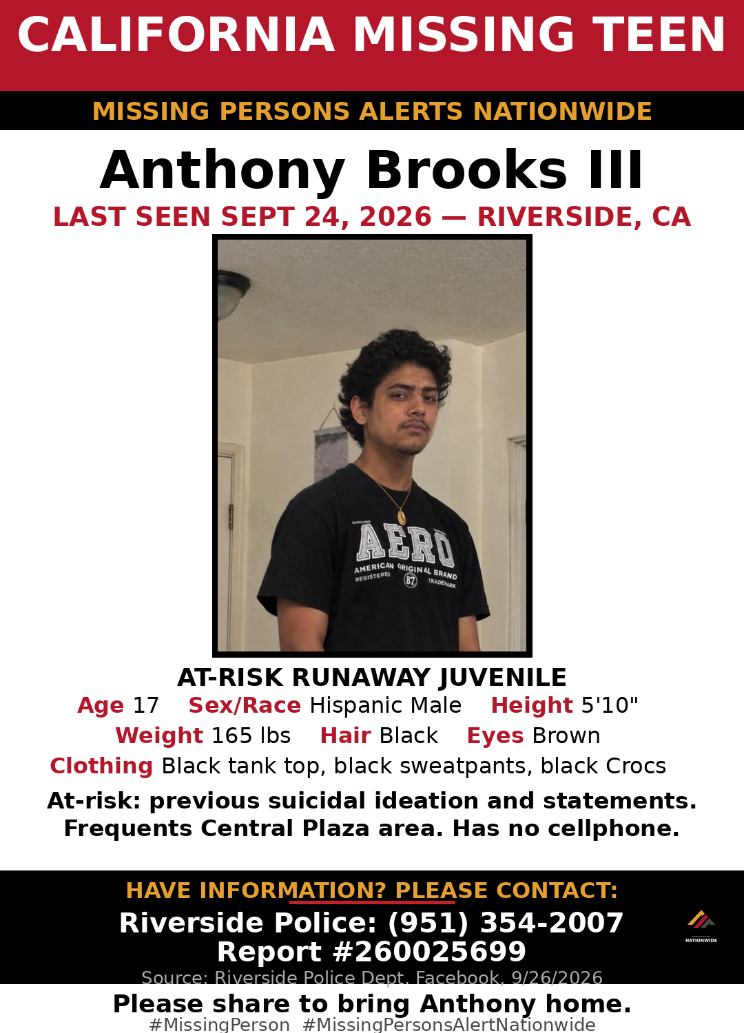 Flyer photo — Anthony Brooks III