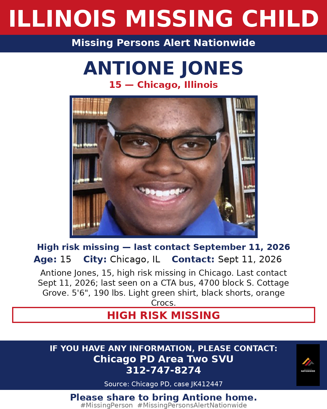 Flyer photo — Antione Jones