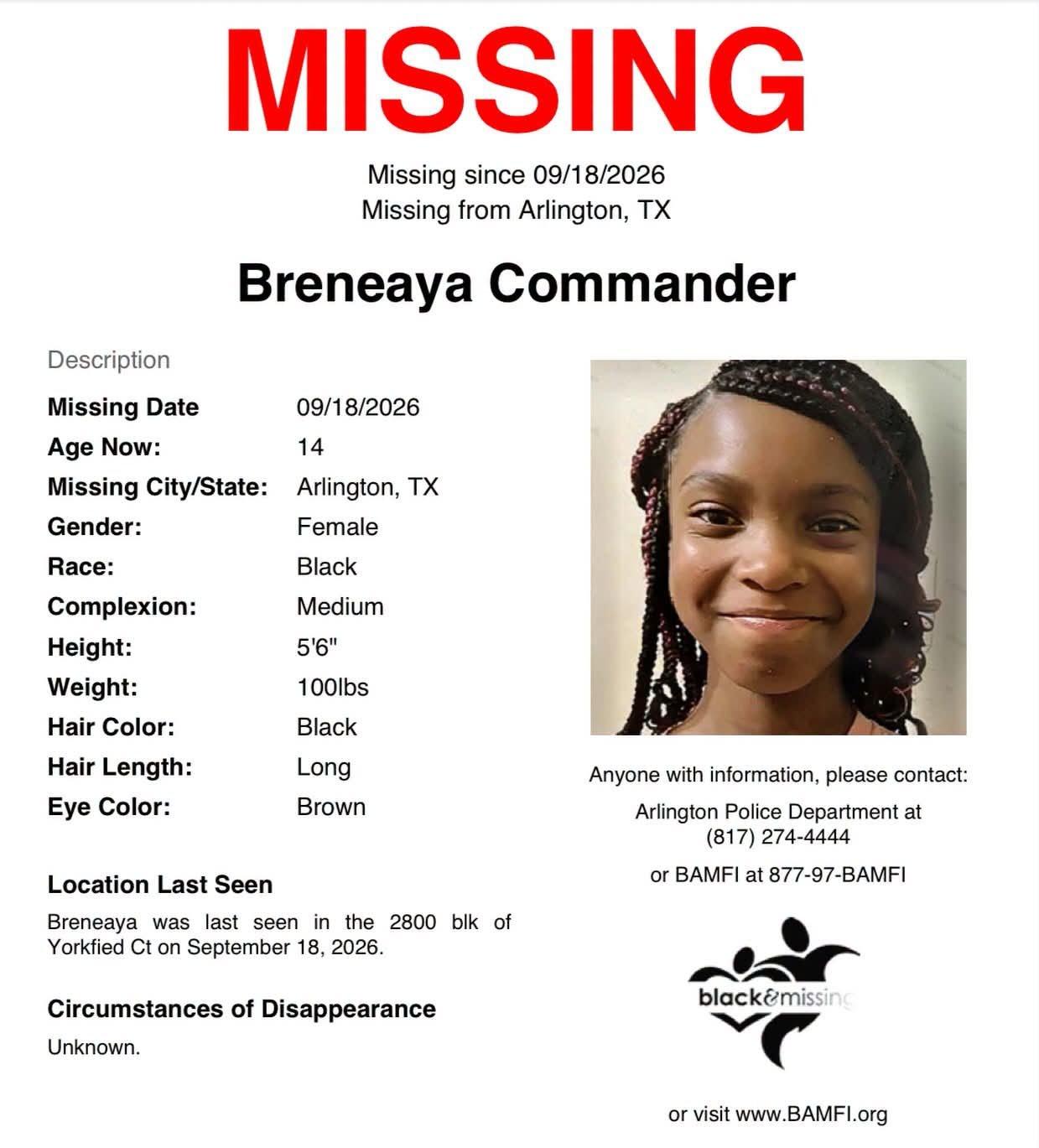 Flyer photo — Breneaya Commander