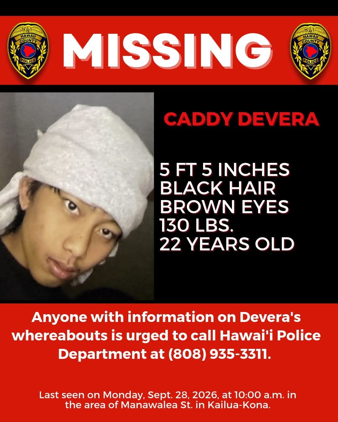 Flyer photo — Caddy Devera