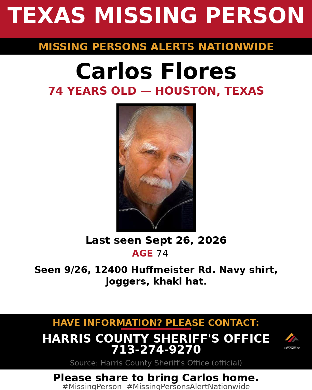 Flyer photo — Carlos Flores