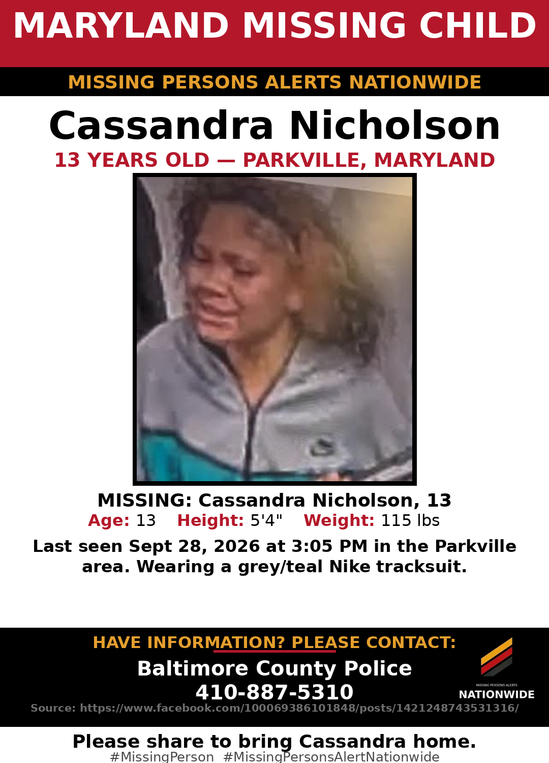 Flyer photo — Cassandra Nicholson