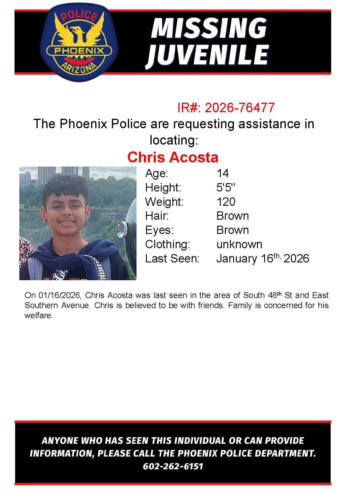 Flyer photo — Chris Acosta