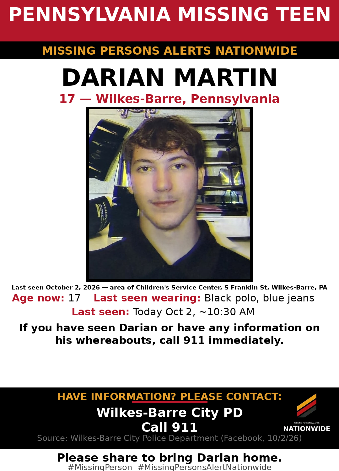 Flyer photo — Darian Martin
