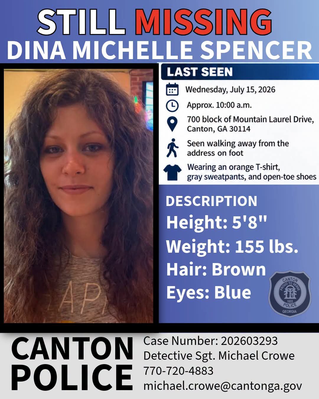 Flyer photo — Dina Michelle Spencer