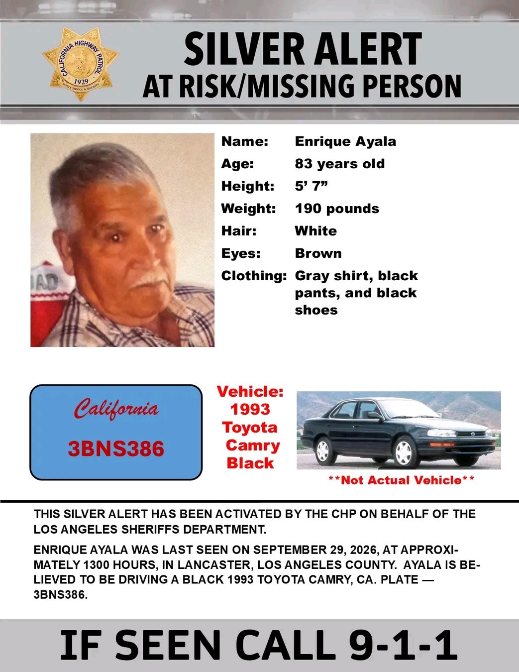 Flyer photo — Enrique Ayala