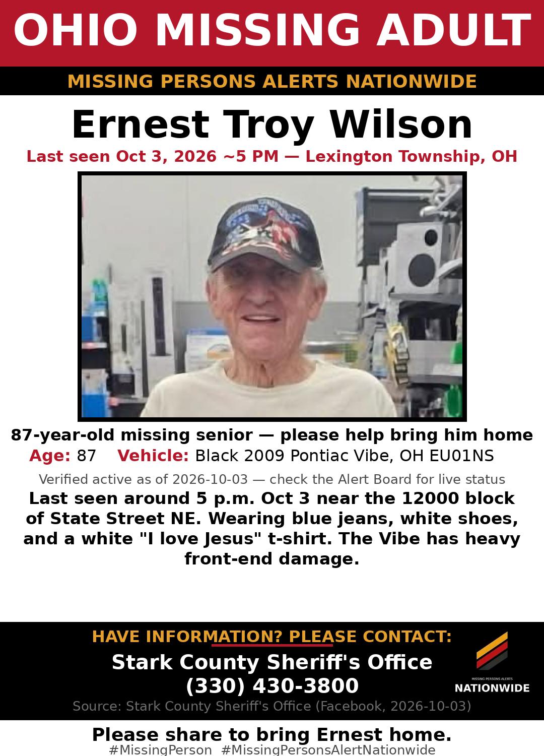 Flyer photo — Ernest Troy Wilson