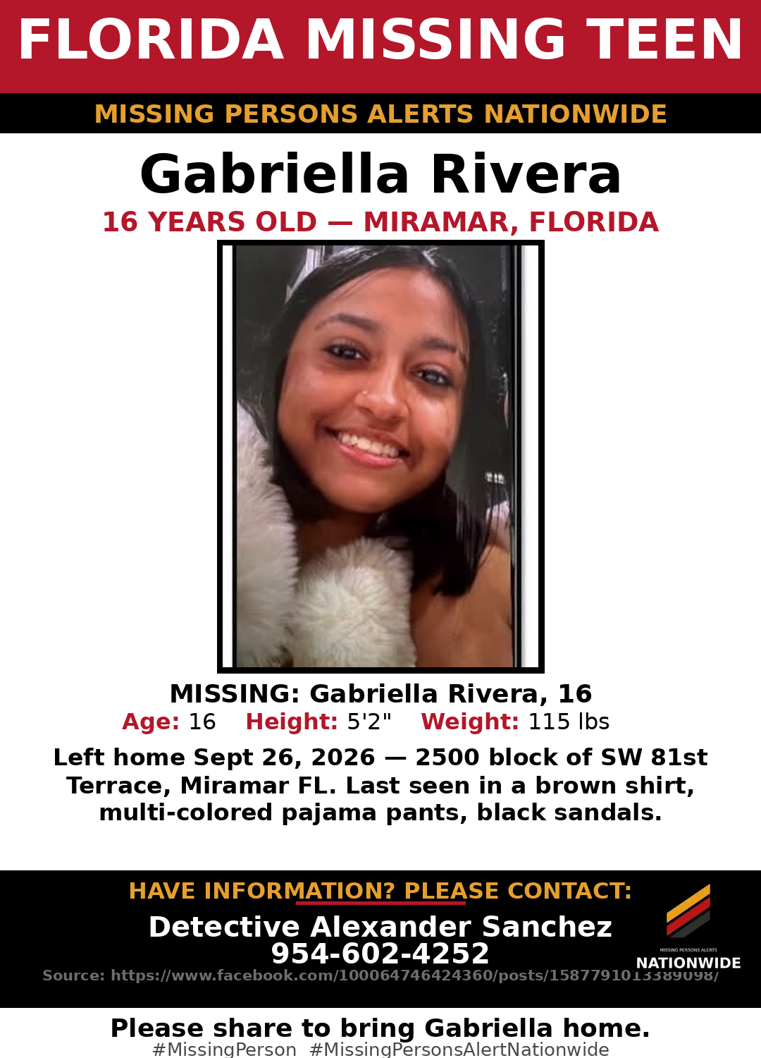 Flyer photo — Gabriella Rivera
