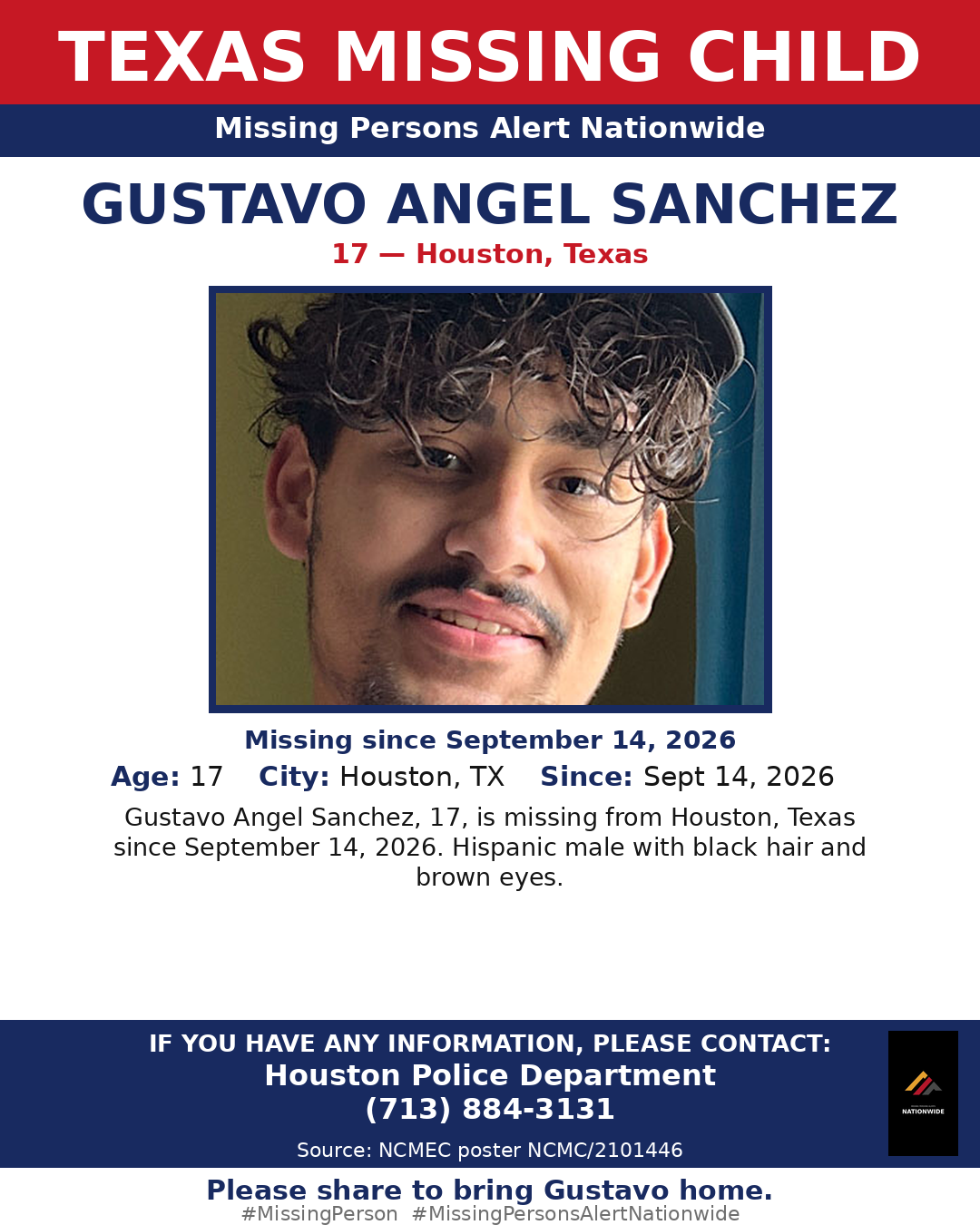 Flyer photo — Gustavo Angel Sanchez
