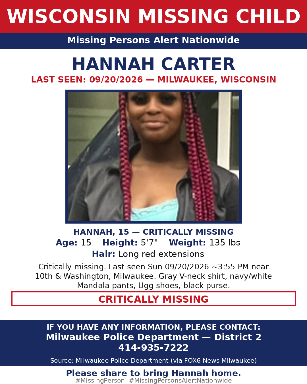 Flyer photo — Hannah Carter
