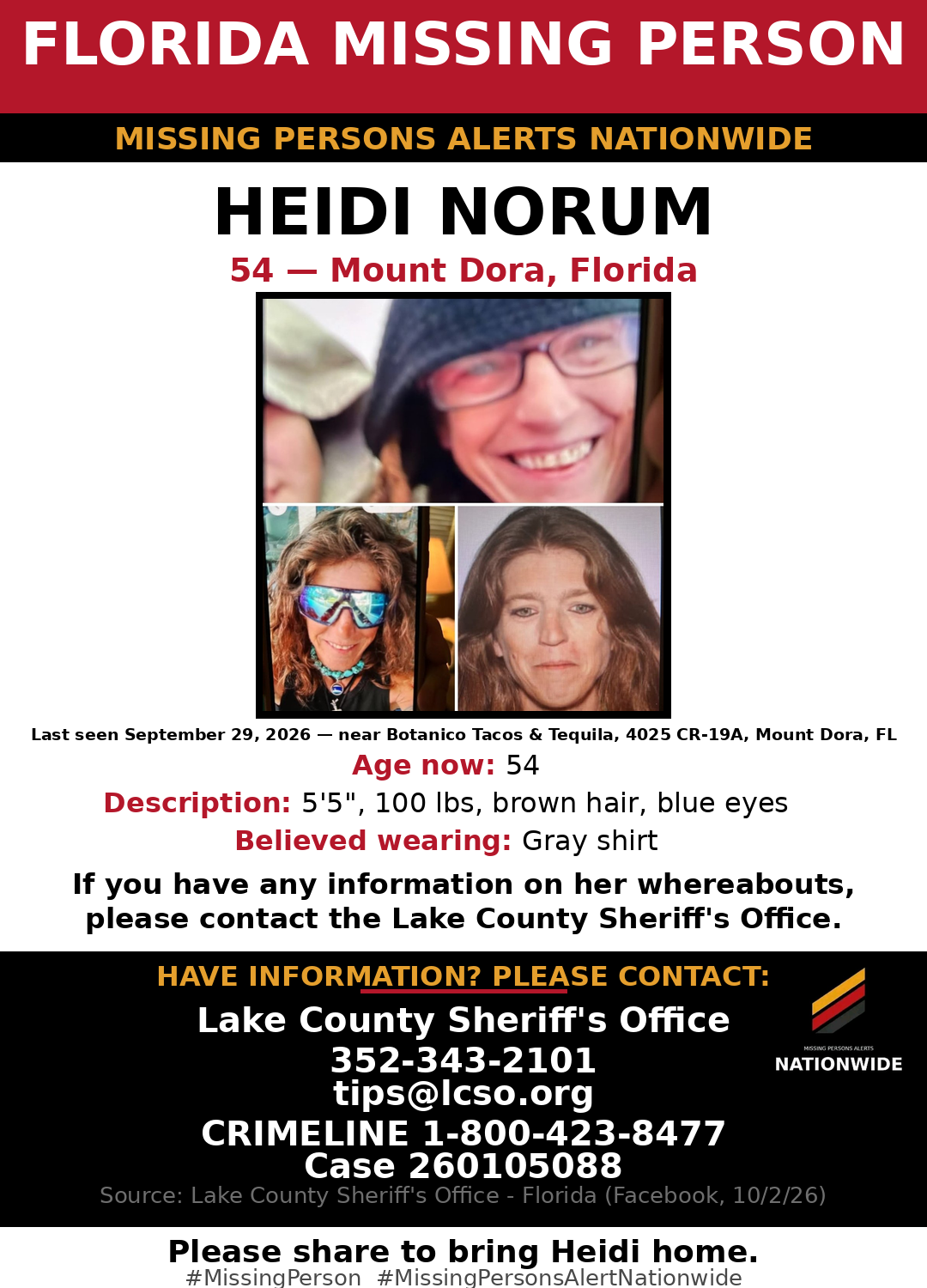Flyer photo — Heidi Norum