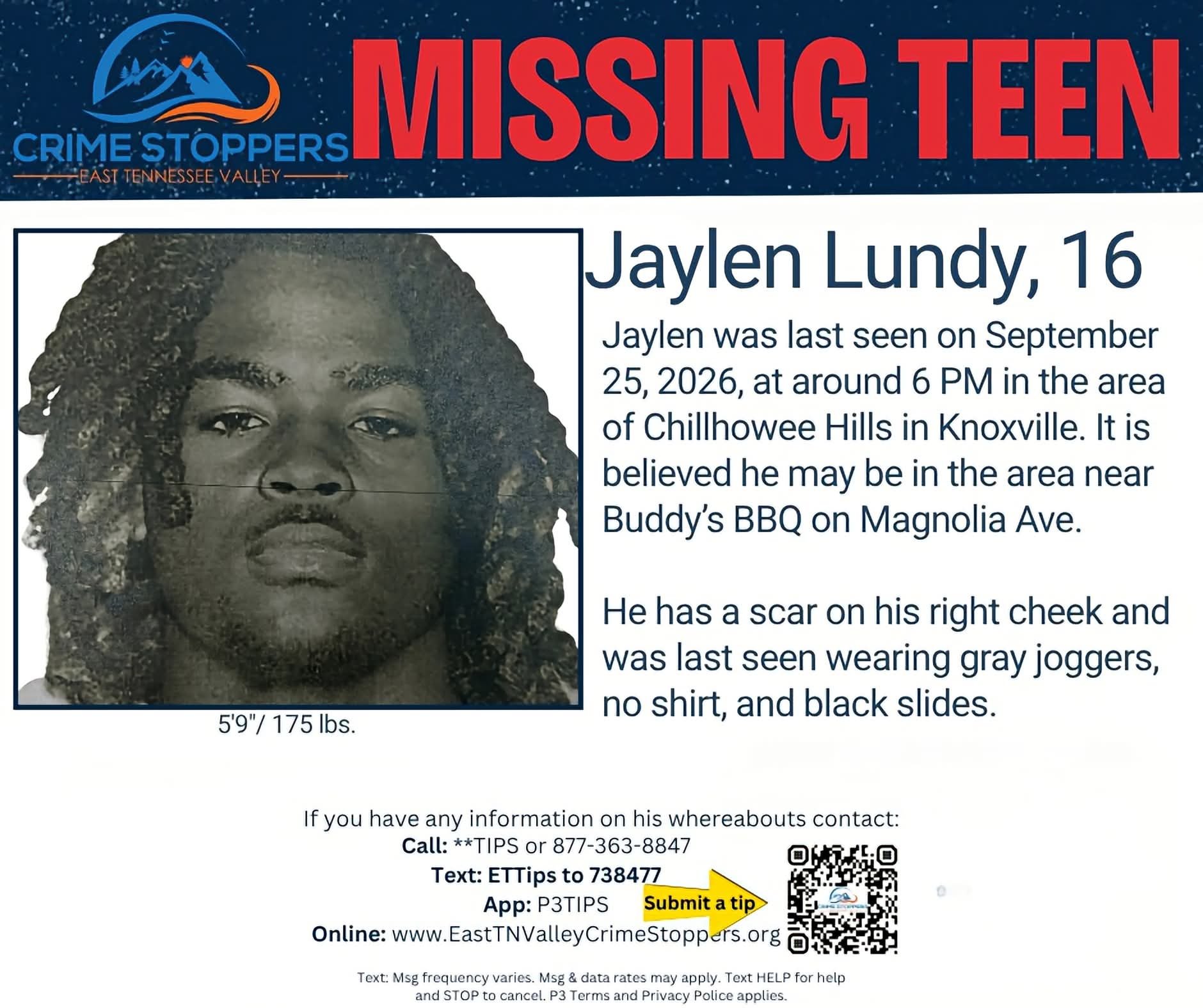 Flyer photo — Jaylen Lundy