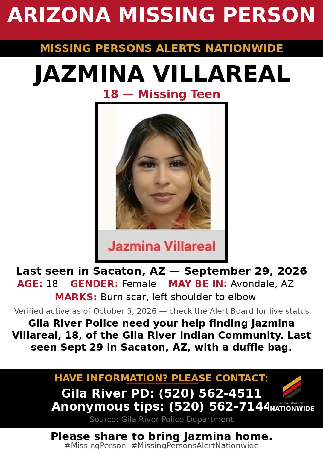 Flyer photo — Jazmina Villareal