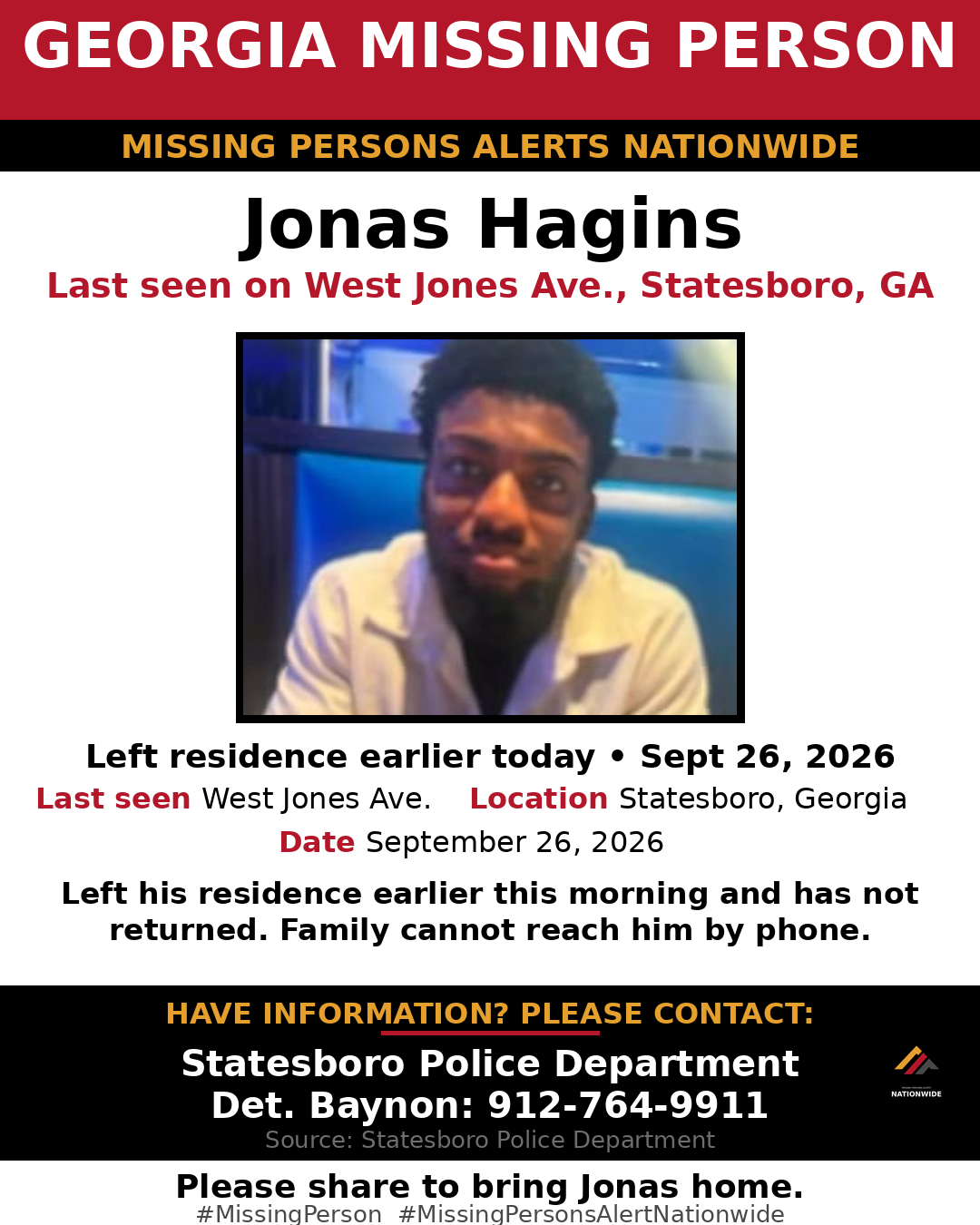 Flyer photo — Jonas Hagins