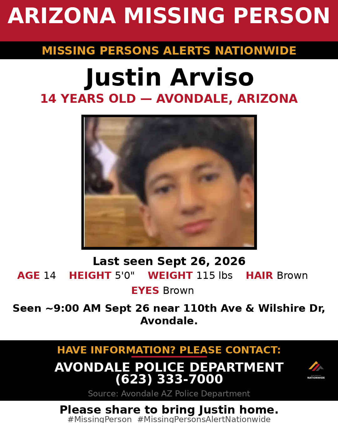 Flyer photo — Justin Arviso