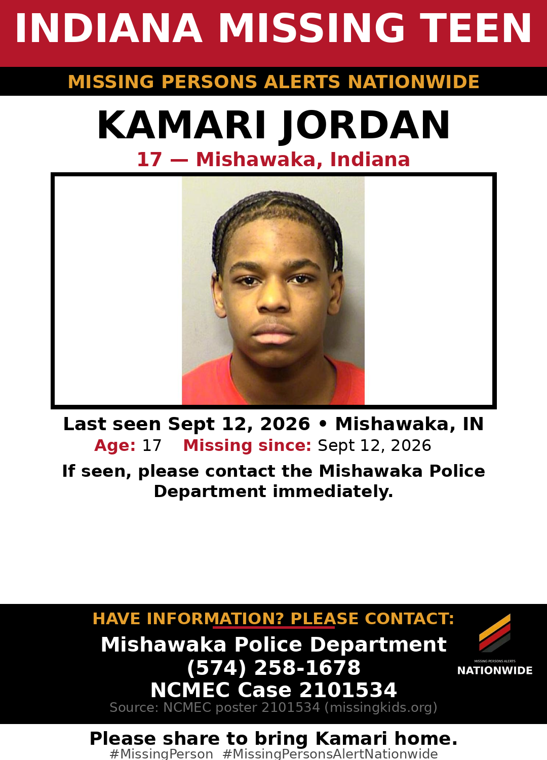 Flyer photo — Kamari Jordan