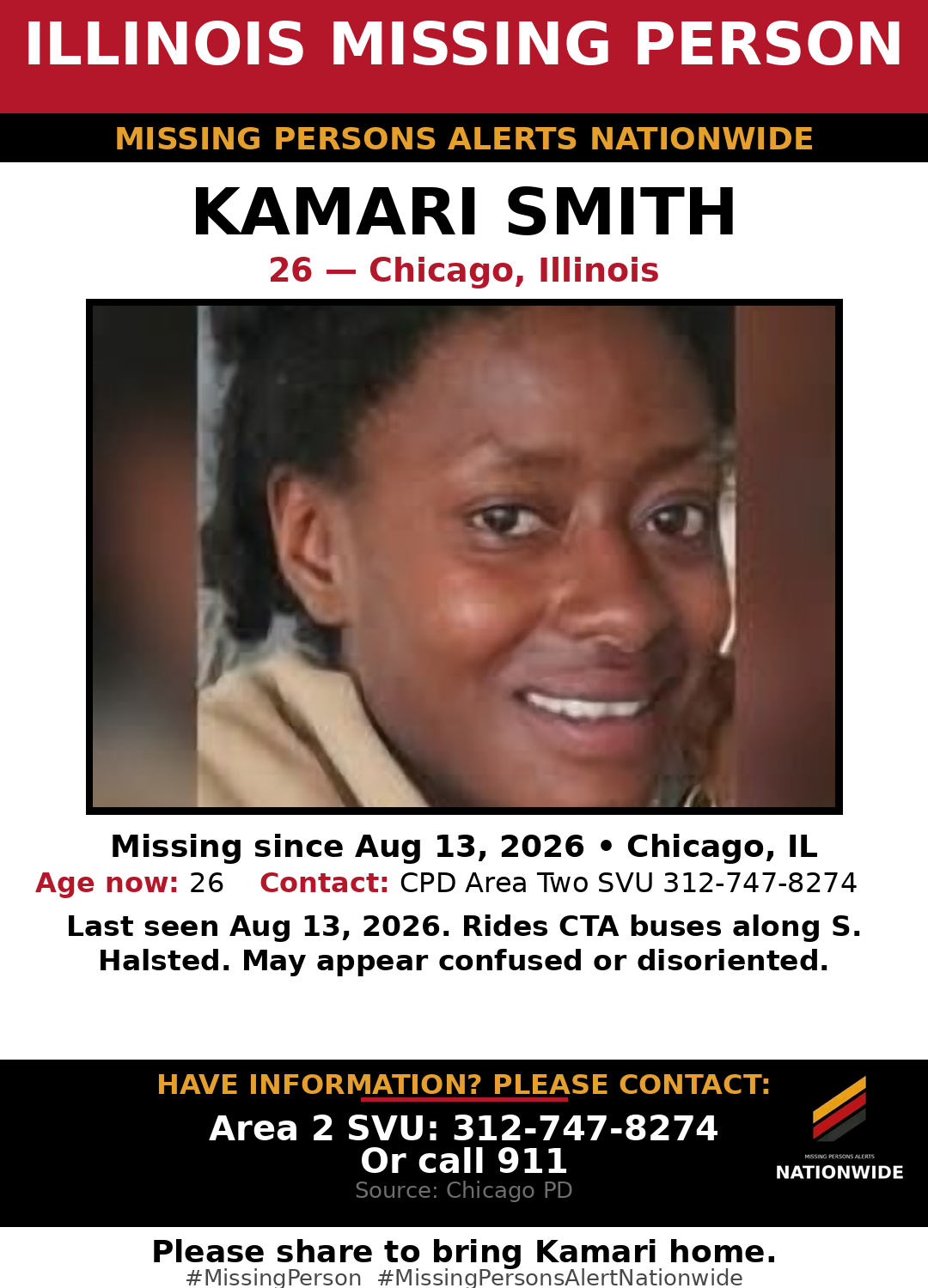 Flyer photo — Kamari Smith