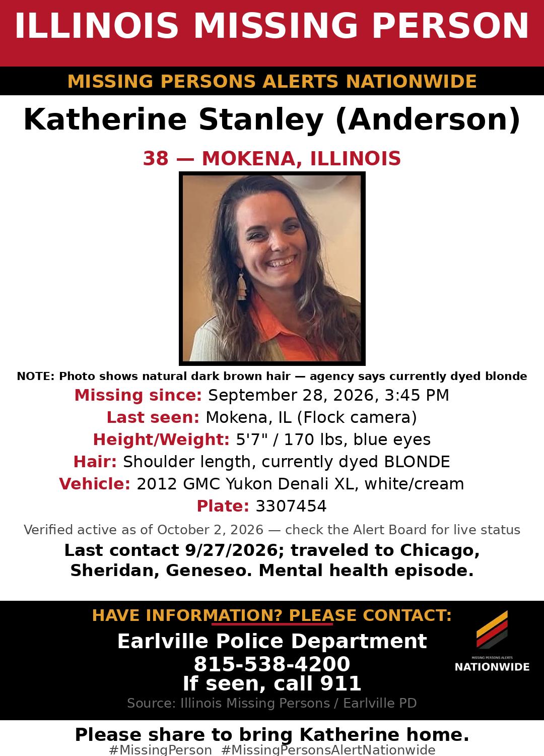 Flyer photo — Katherine Stanley (Anderson)