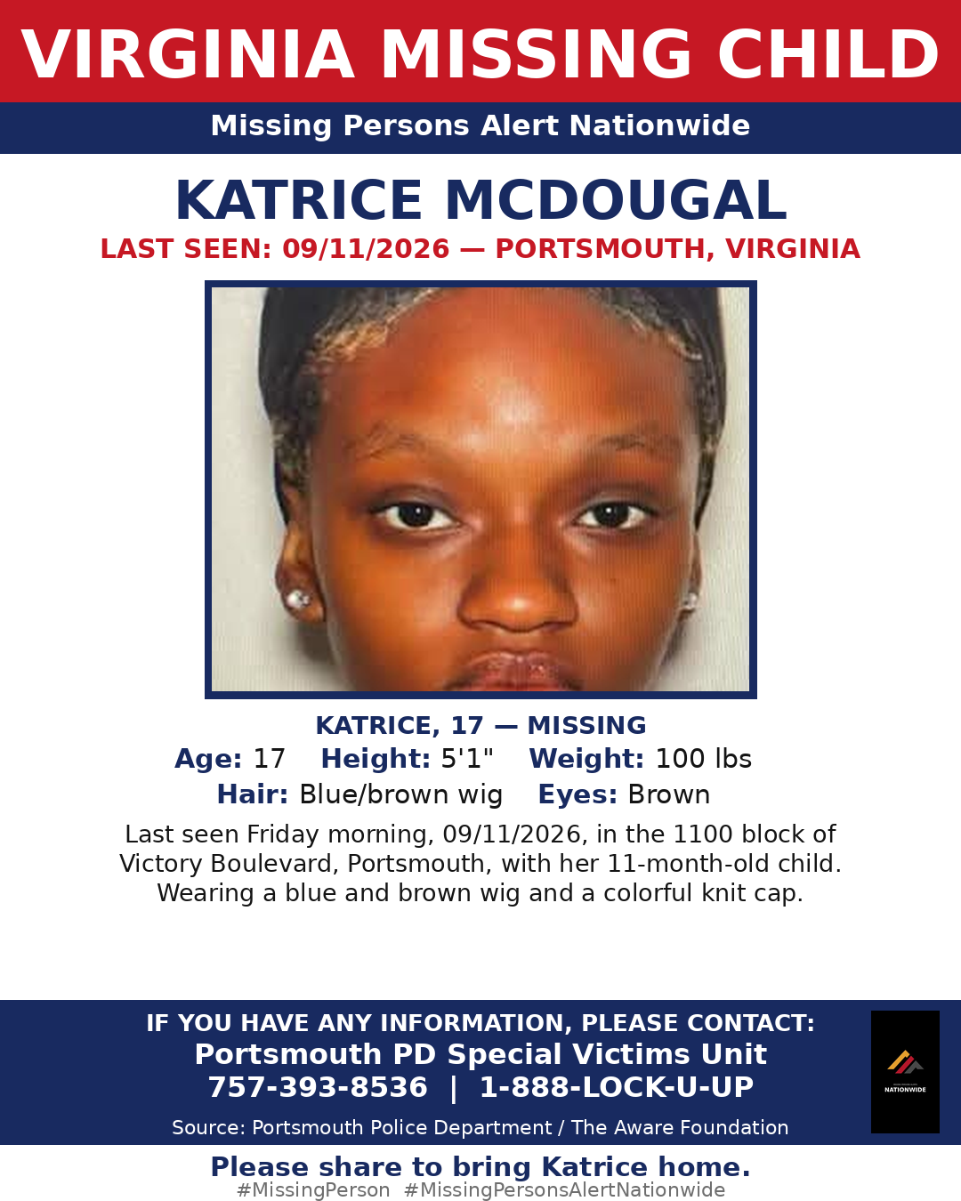 Flyer photo — Katrice McDougal