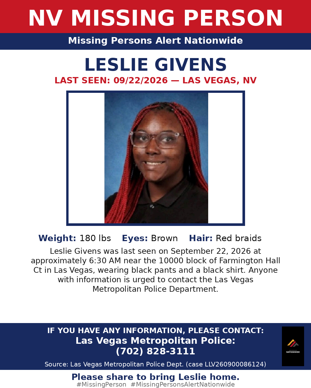 Flyer photo — Leslie Givens