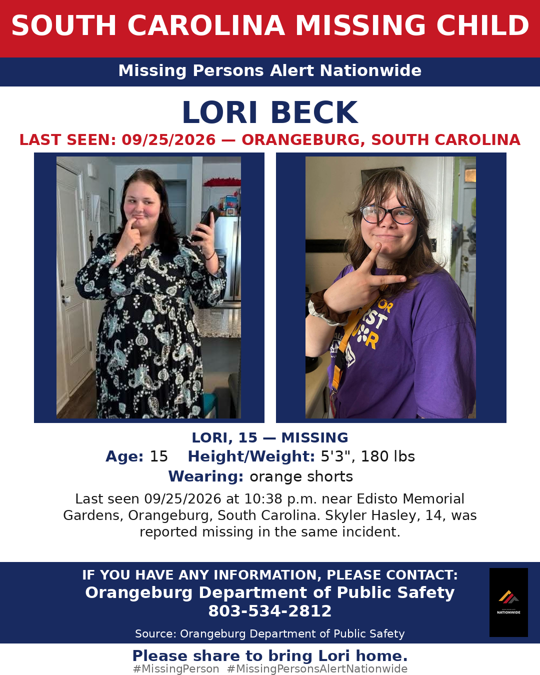 Flyer photo — Lori Beck