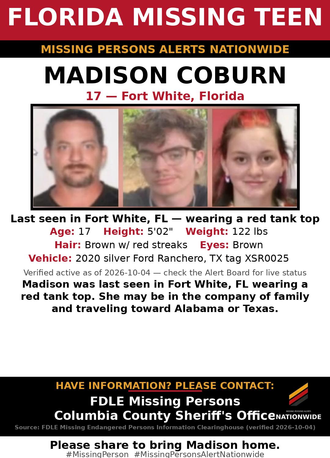 Flyer photo — Madison Coburn
