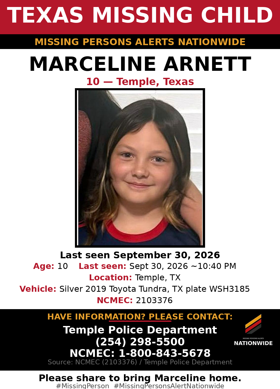 Flyer photo — Marceline Arnett