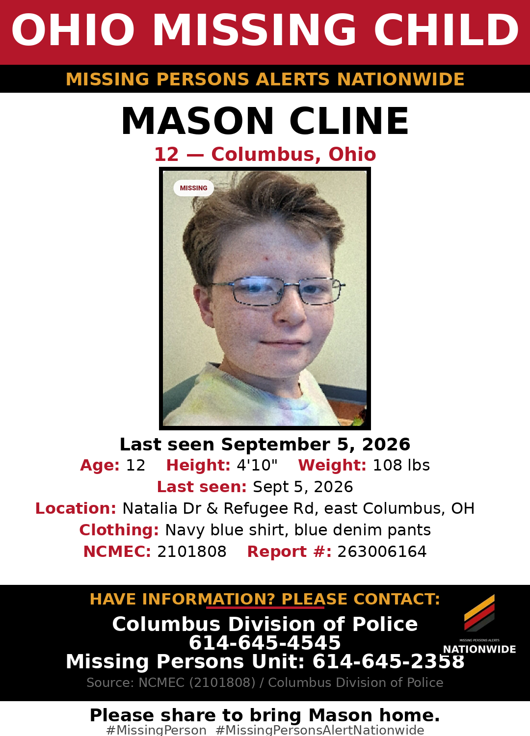 Flyer photo — Mason Cline