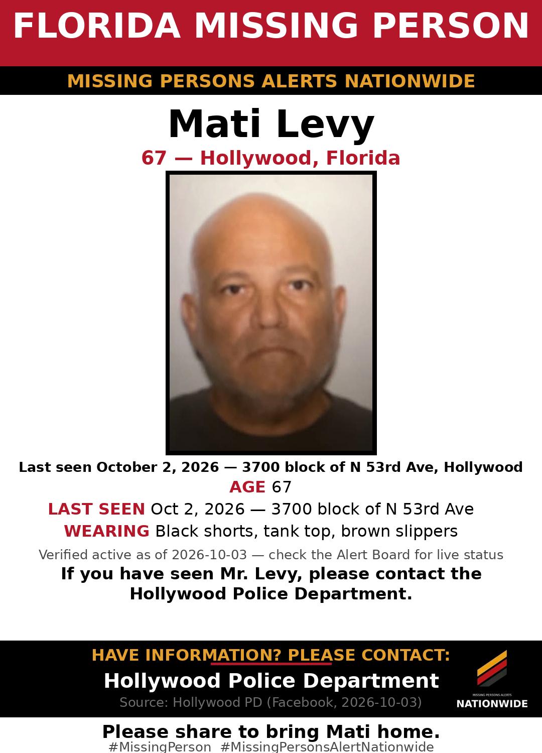 Flyer photo — Mati Levy