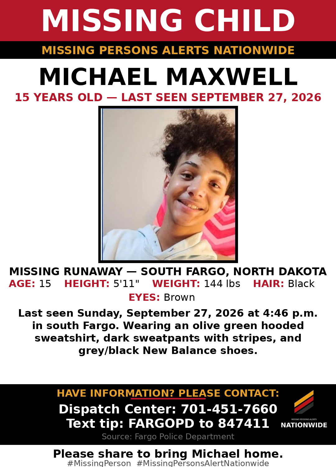 Flyer photo — Michael Maxwell