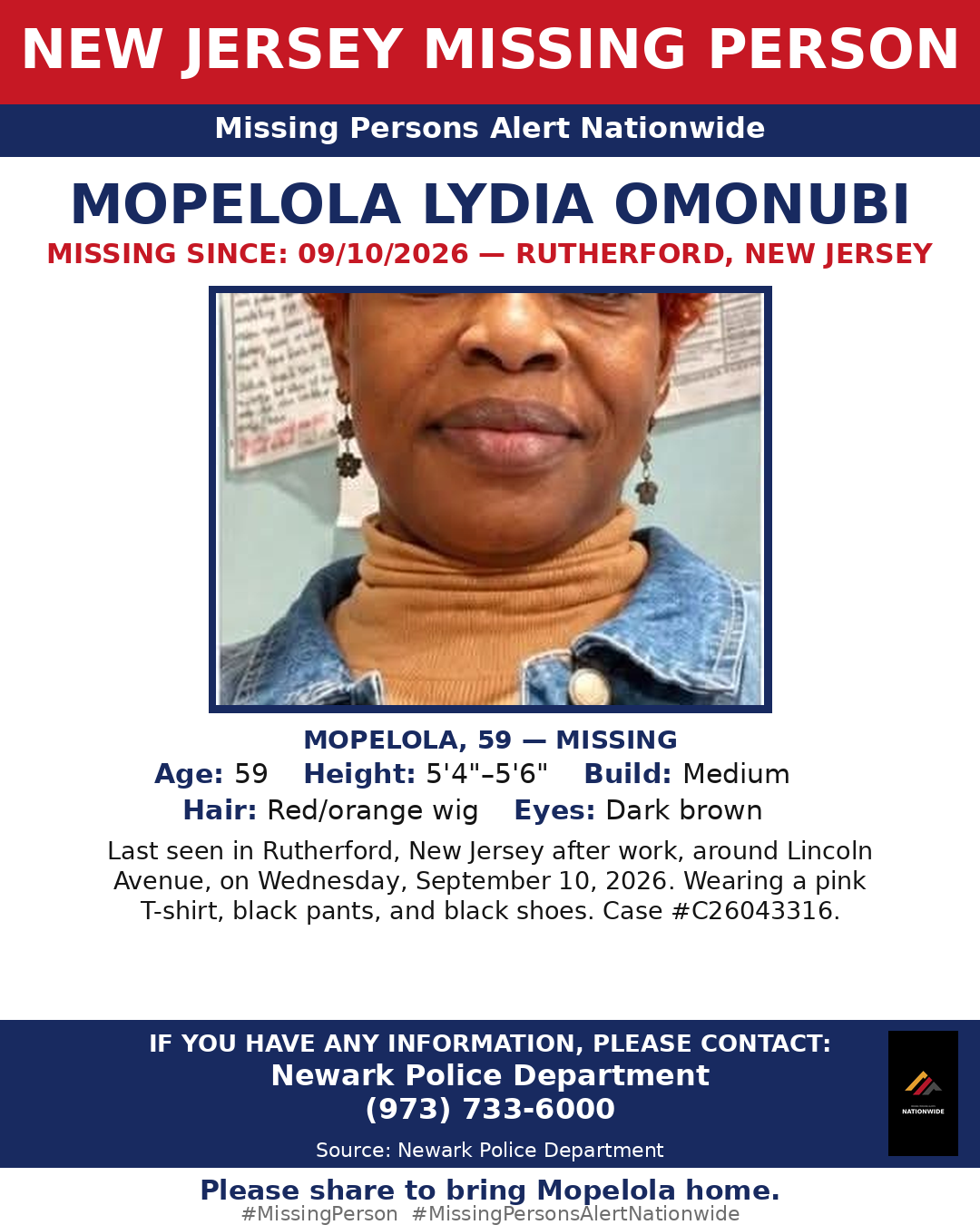 Flyer photo — Mopelola Lydia Omonubi