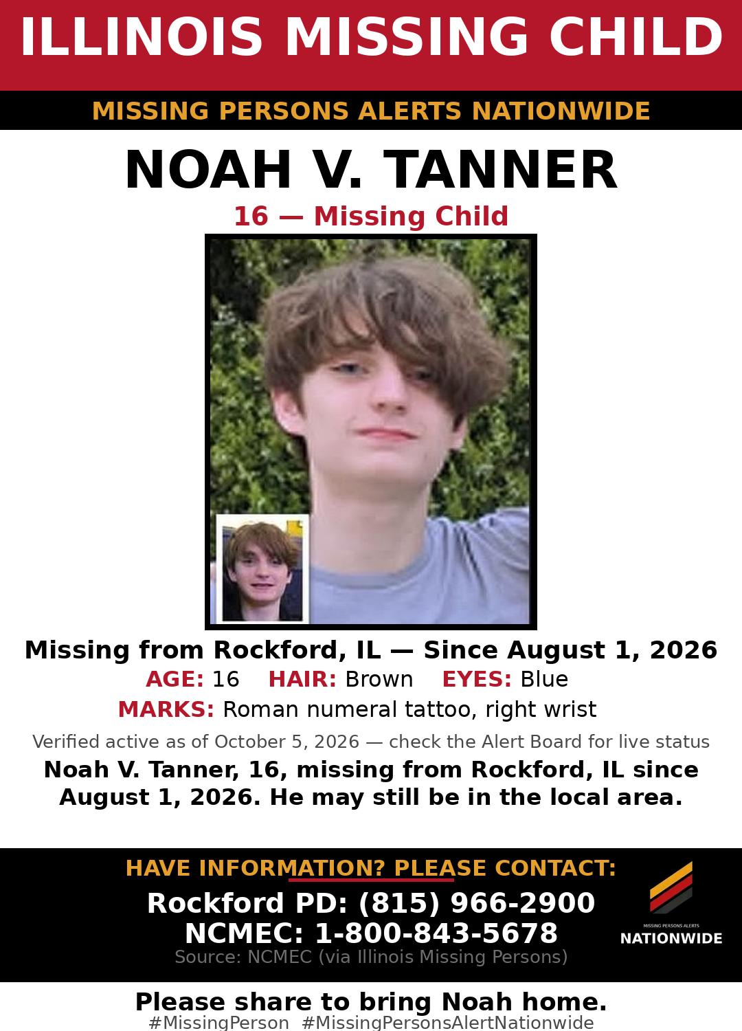 Flyer photo — Noah V. Tanner