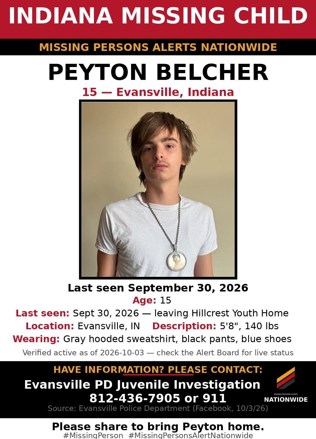 Flyer photo — Peyton Belcher