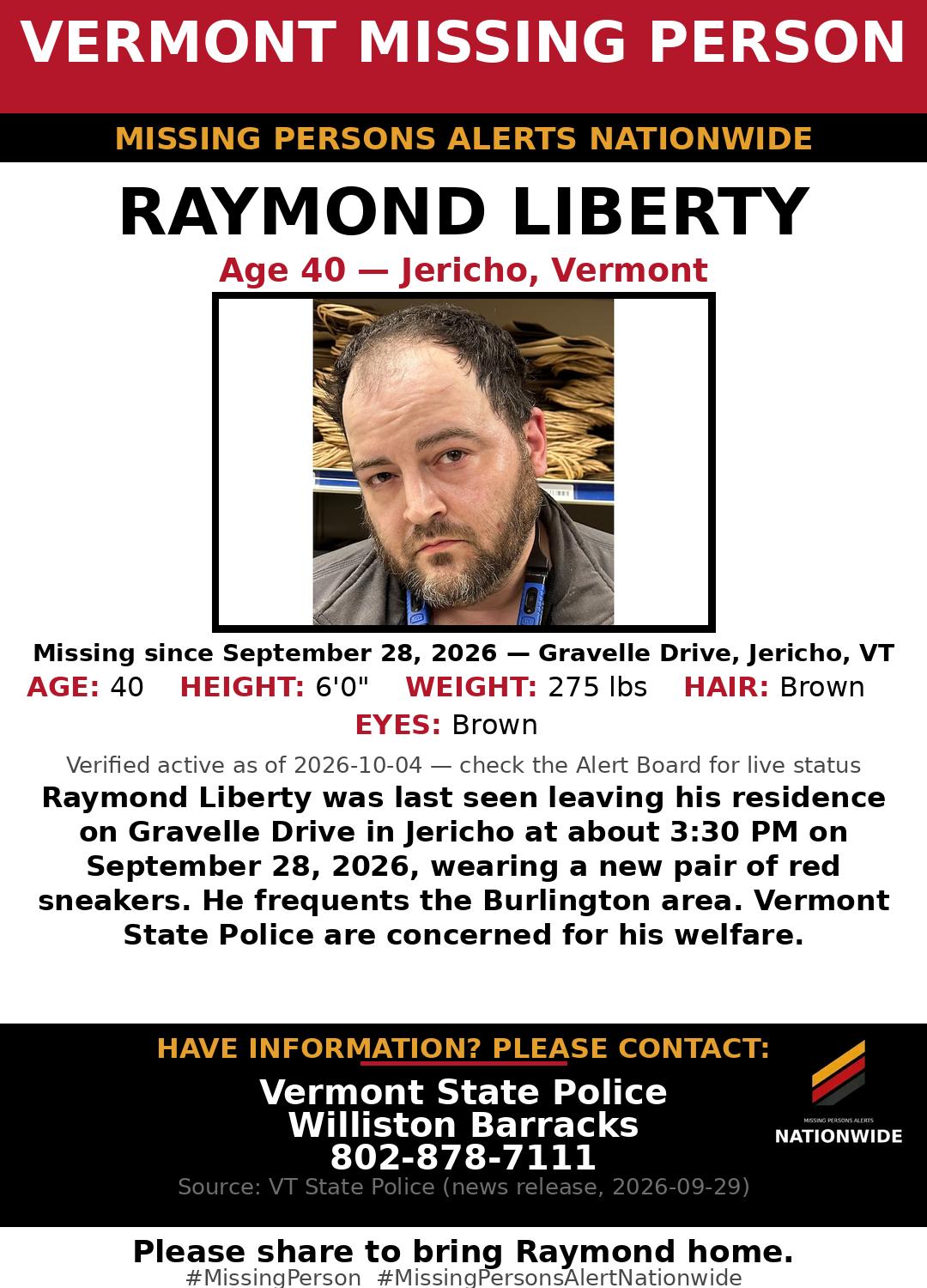 Flyer photo — Raymond Liberty