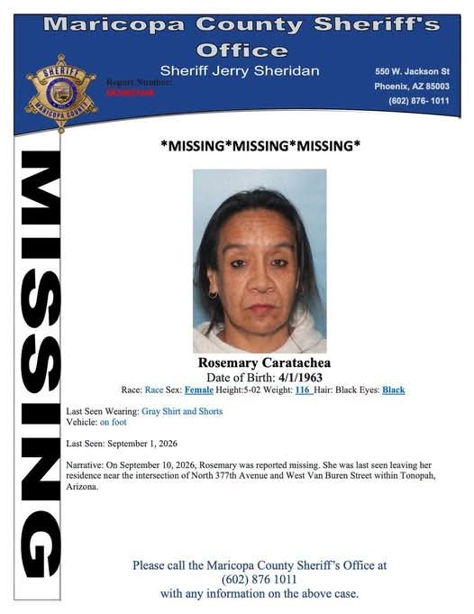 Flyer photo — Rosemary Caratachea