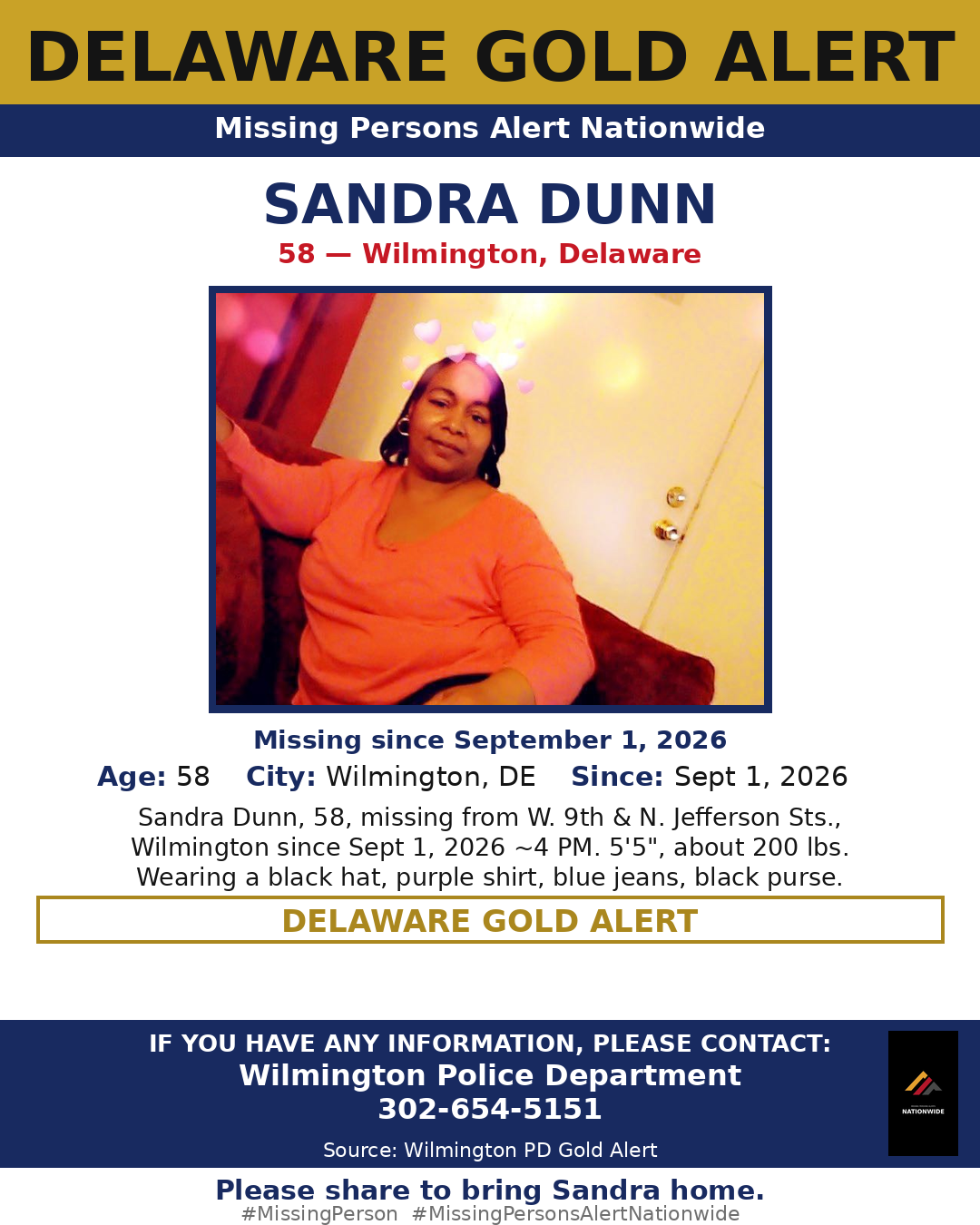 Flyer photo — Sandra Dunn