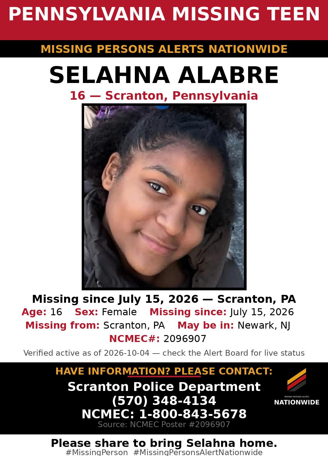 Flyer photo — Selahna Alabre