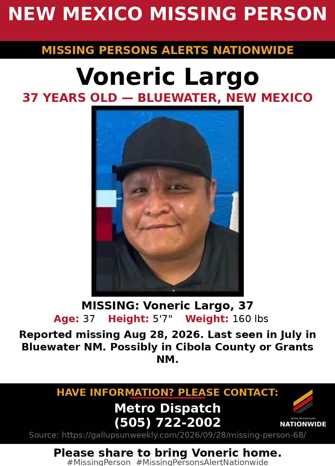 Flyer photo — Voneric Largo