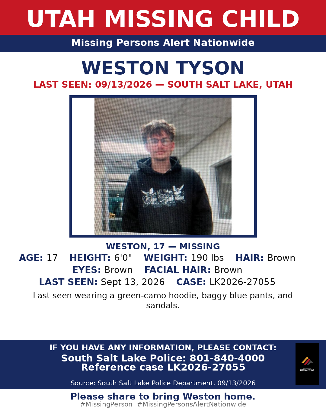 Flyer photo — Weston Tyson
