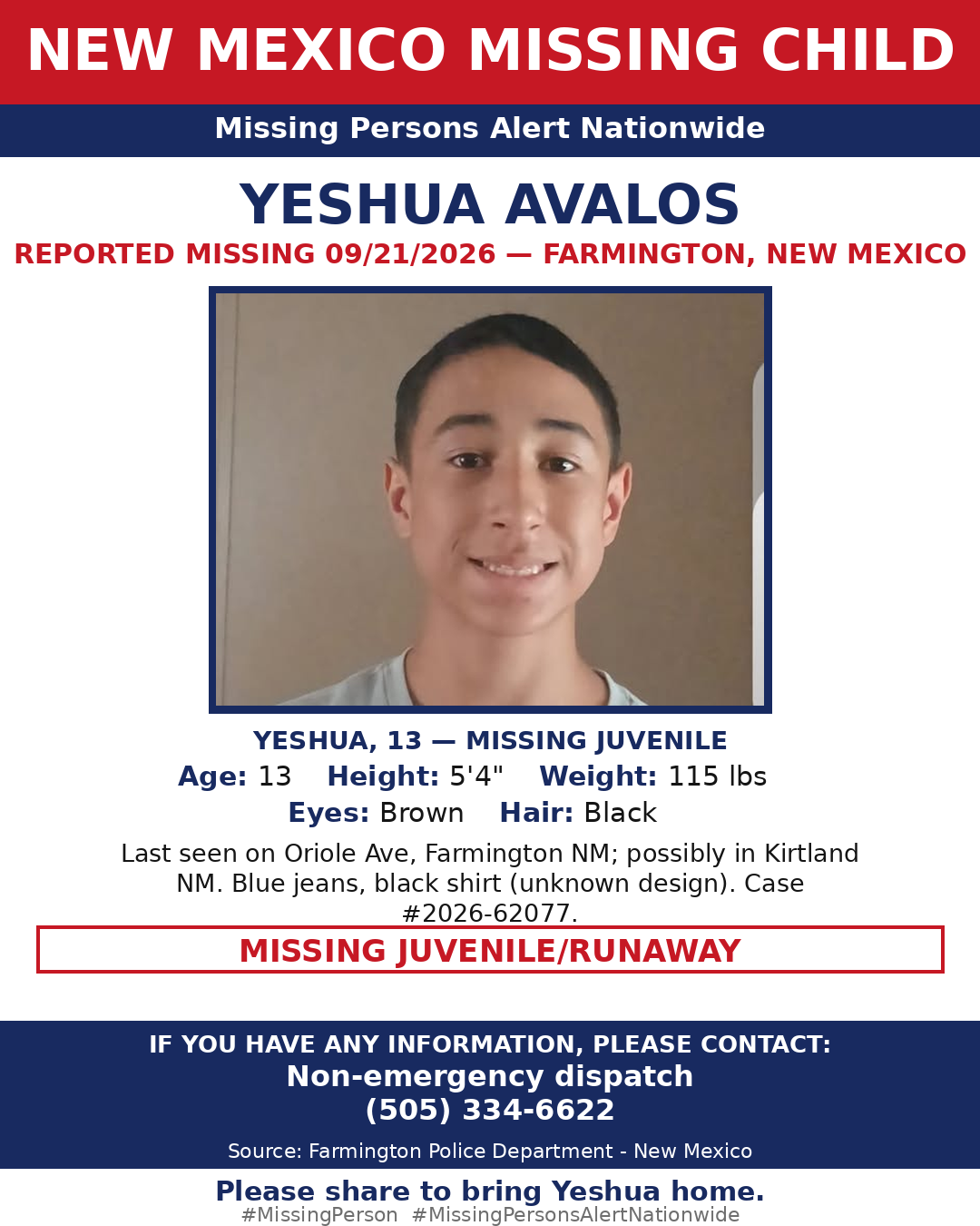 Flyer photo — Yeshua Avalos