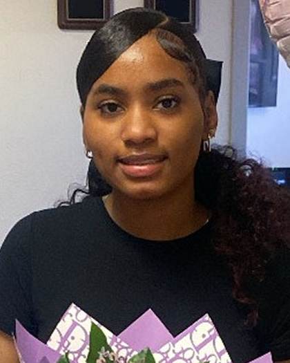 Missing person flyer for Alana Clark