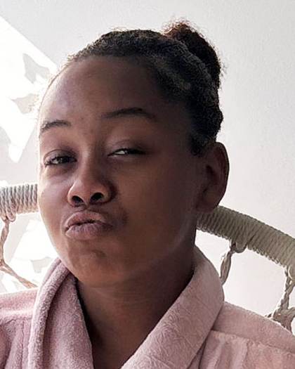 Missing person flyer for A'Niya London Oyelaya-Jones