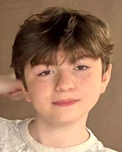 Missing person flyer for Brady Zanoli