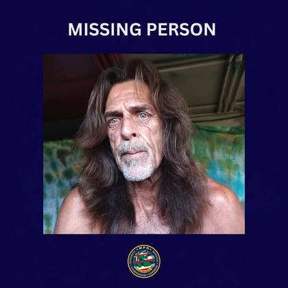 Missing person flyer for Daniel Alley